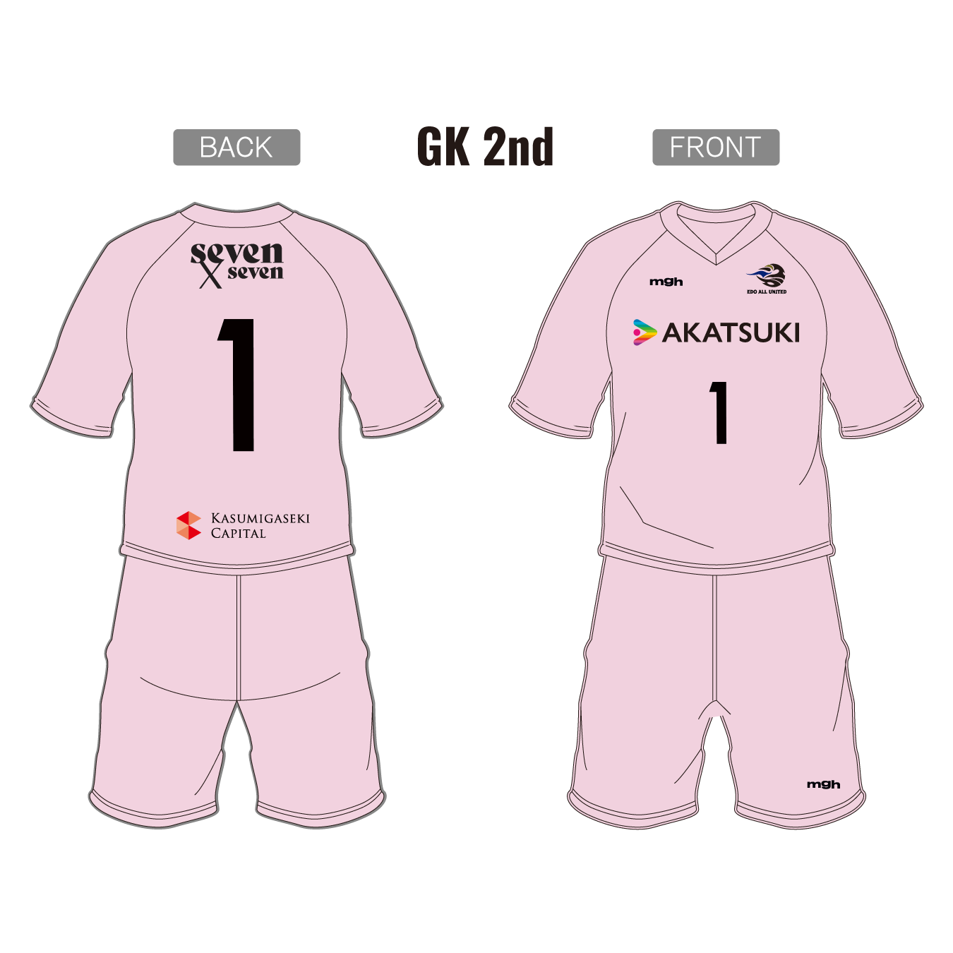 2026年公式ユニフォーム トップス(GK 2nd / アウェイ) #1