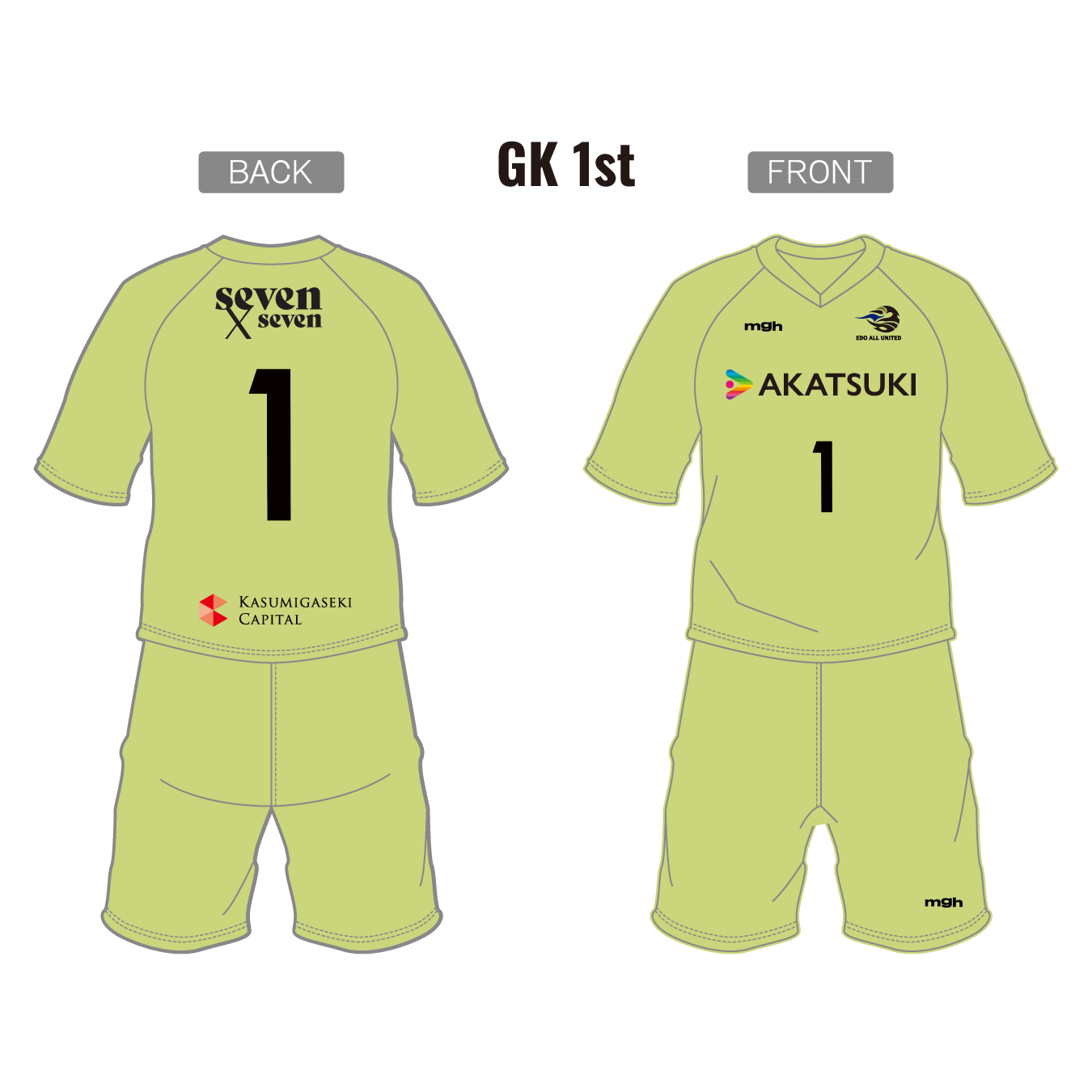 2026年公式ユニフォーム トップス(GK 1st / ホーム) #1