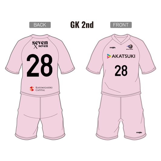 2026年公式ユニフォーム トップス（GK 2nd / アウェイ） #28