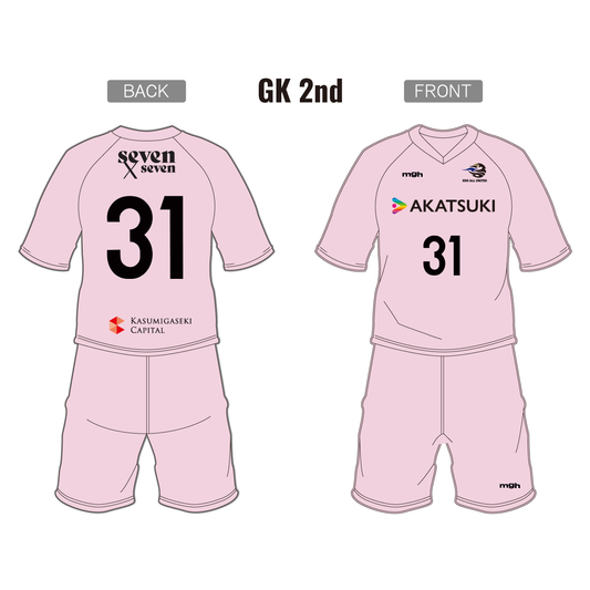 2026年公式ユニフォーム トップス（GK 2nd / アウェイ） #31
